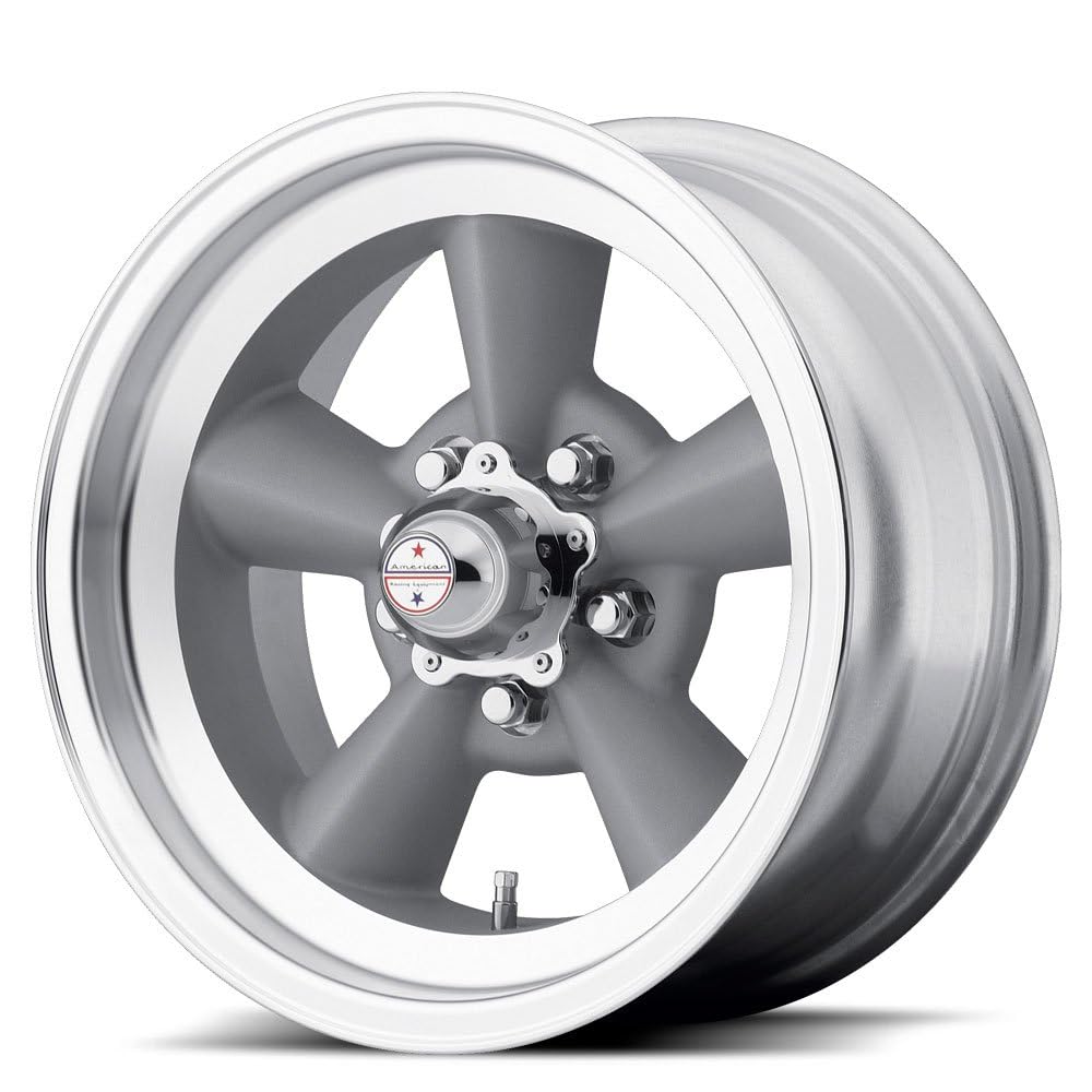 15x5.0 American Racing Custom Wheels TT O Wheel -6mm 5x114.3 SILVER - Image 3