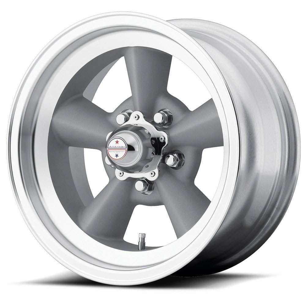 15x5.0 American Racing Custom Wheels TT O Wheel -6mm 5x114.3 SILVER - Image 4