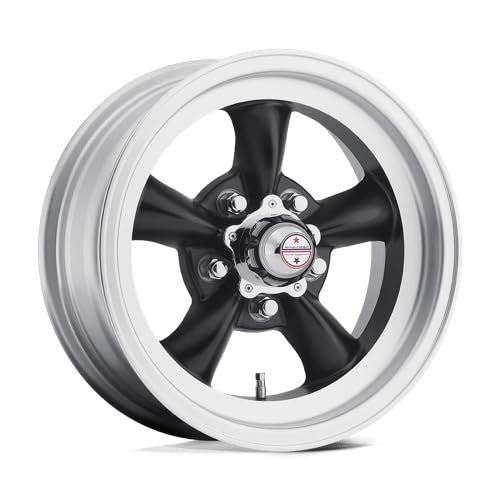 American Racing Vintage VN105 TORQ THRUST D 14X6 5X4.5 3.42-2mm SATIN BLACK MACHINED LIP - VN1054665B - Image 6