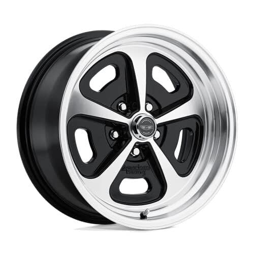 American Racing Vintage VN501 500 MONO CAST 15X7 5X4.5 4 0mm GLOSS BLACK MACHINED - VN50157012500 - Image 5