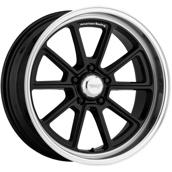American Racing Vintage VN510 DRAFT 18X8 5X4.5 4.5 0mm GLOSS BLACK DIAMOND CUT LIP - VN51088012300 - Image 7