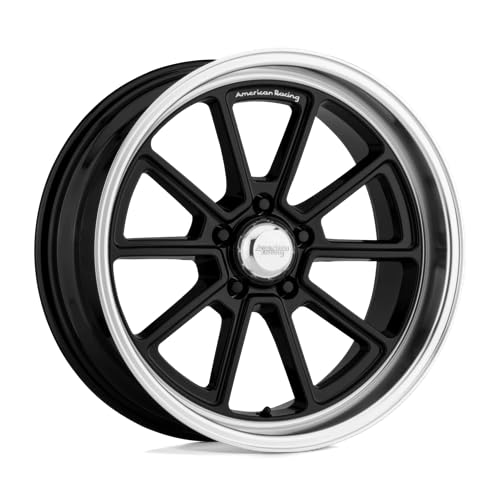 American Racing Vintage VN510 DRAFT 18X8 5X4.5 4.5 0mm GLOSS BLACK DIAMOND CUT LIP - VN51088012300 - Image 8