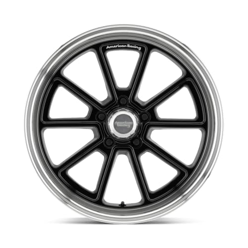 American Racing Vintage VN510 DRAFT 18X8 5X4.5 4.5 0mm GLOSS BLACK DIAMOND CUT LIP - VN51088012300 - Image 9