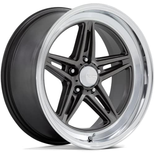 American Racing Vintage VN514 GROOVE 18X7 5X4.5 5 0mm ANTHRACITE WITH DIAMOND CUT LIP - VN514AD18701200 - Image 3