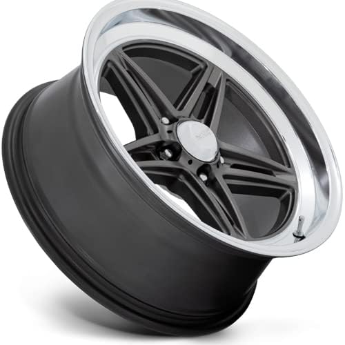 American Racing Vintage VN514 GROOVE 18X7 5X4.5 5 0mm ANTHRACITE WITH DIAMOND CUT LIP - VN514AD18701200 - Image 4