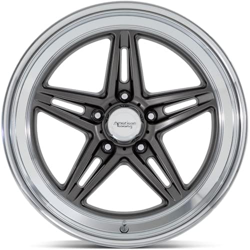 American Racing Vintage VN514 GROOVE 18X7 5X4.5 5 0mm ANTHRACITE WITH DIAMOND CUT LIP - VN514AD18701200 - Image 5