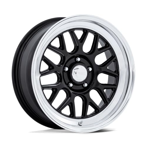 American Racing Vintage VN516 G-FORCE 17X8 5X4.5 5.29 20mm GLOSS BLACK W/DIAMOND CUT LIP - VN516BD17801220 - Image 3