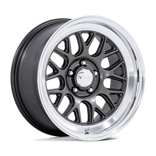 American Racing Vintage VN516 G-FORCE 17X8 5X4.5 5.29 20mm MATTE ANTHRACITE W/DIAMOND CUT LIP - VN516AD17801220 - Image 3